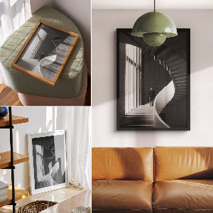 Grafika na ścianę Nowoczesna architektura