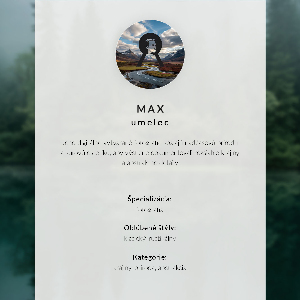 Plakat premium Mgliste jezioro