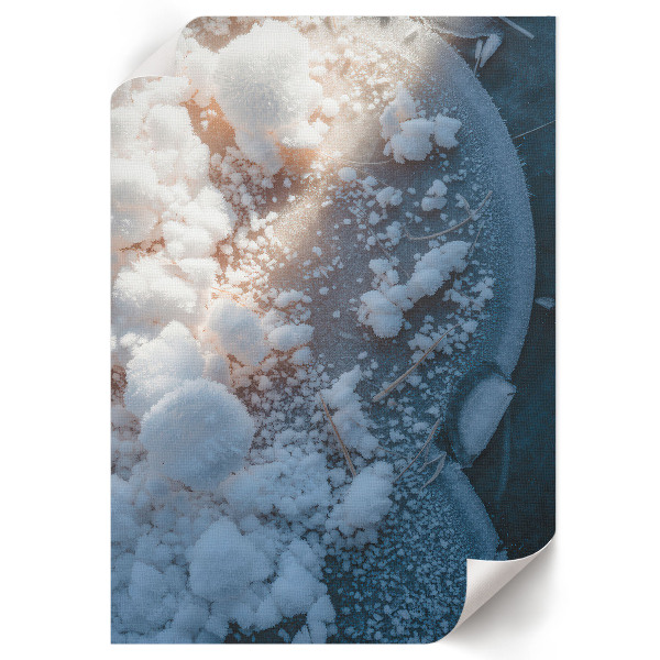 Plakat premium z motywem zimowego klimatu