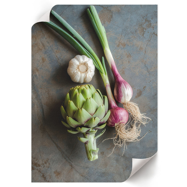 Plakat premium Warzywa natura