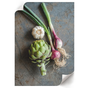 Plakat premium Warzywa natura
