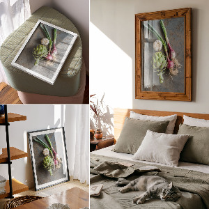 Plakat premium Warzywa natura