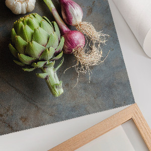 Plakat premium Warzywa natura