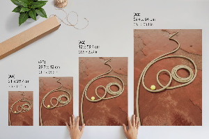 Dekoracyjny plakat ścienny Lina na ziemi