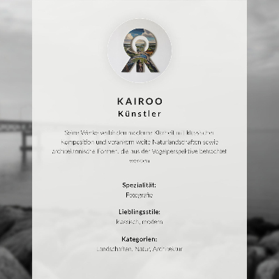 Plakat premium Most i morze