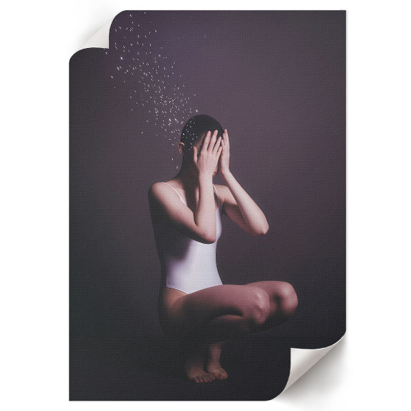 Dekoracyjny plakat ścienny Tajemniczość kobiety