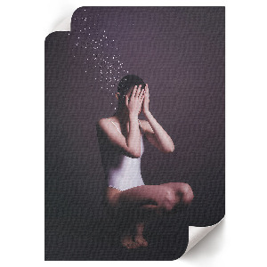 Dekoracyjny plakat ścienny Tajemniczość kobiety