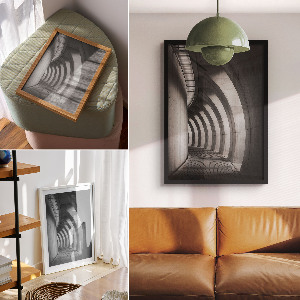 Grafika na ścianę Nowoczesna architektura