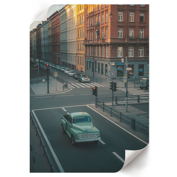Wydruk na płótnie Miejska ulica retro