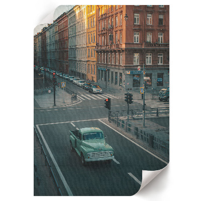 Wydruk na płótnie Miejska ulica retro