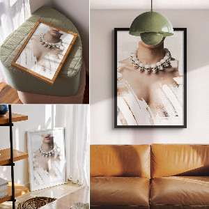 Plakat premium Artystyczny kontrast