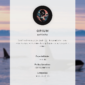 Plakat premium Letni ogród