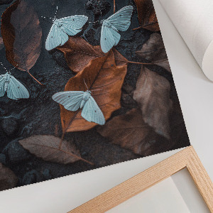 Grafika na ścianę Białe ćmy