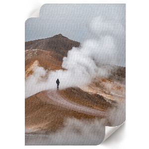 Plakat premium Góry w chmurach