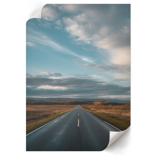 Dekoracyjny plakat ścienny Jezdnia pejzaż