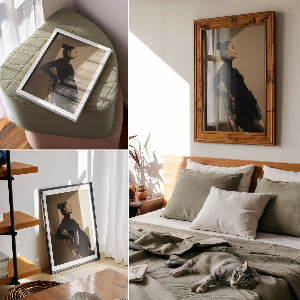 Grafika na ścianę Kobiecy portret