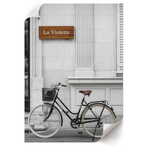 Plakat premium Rower pod ścianą