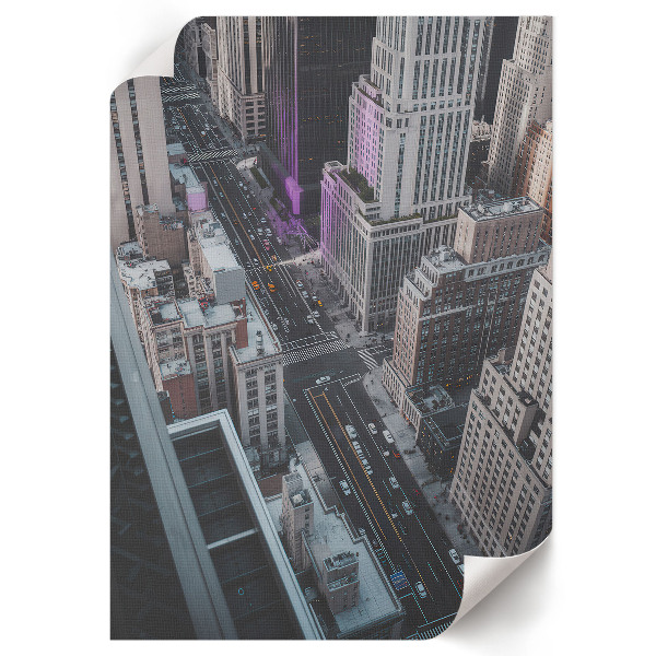 Grafika na ścianę Miejska energia