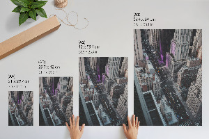 Grafika na ścianę Miejska energia