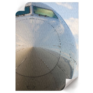 Wydruk na płótnie Dziób samolotu