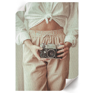 Wydruk na płótnie Retro aparat