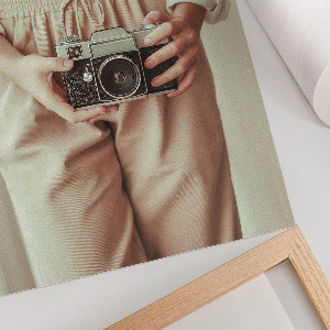 Wydruk na płótnie Retro aparat