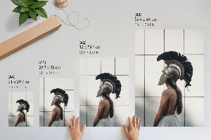 Plakat premium Hełm gladiatora