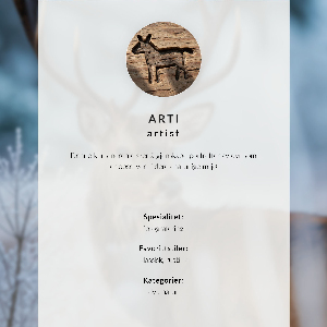 Grafika na ścianę Sarna natura