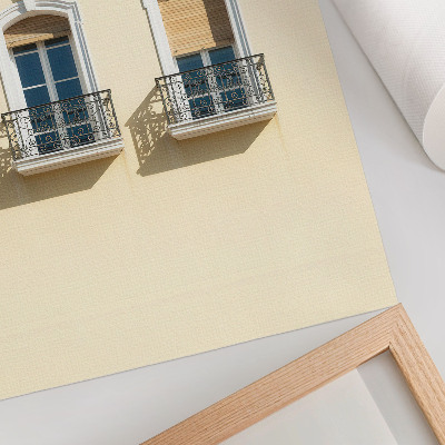 Plakat premium Okna fasady