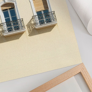 Plakat premium Okna fasady