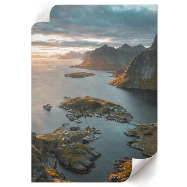 Wydruk na płótnie Górska panorama