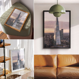 Plakat premium Nowoczesna architektura