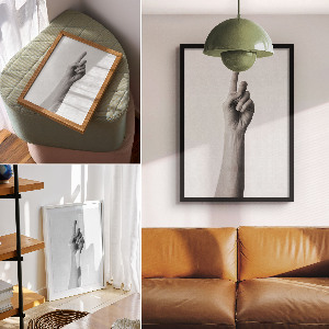 Wydruk na płótnie Gest dłoni