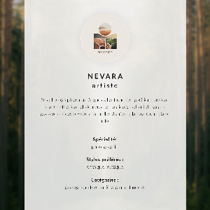 Grafika na ścianę Śnieżna aleja