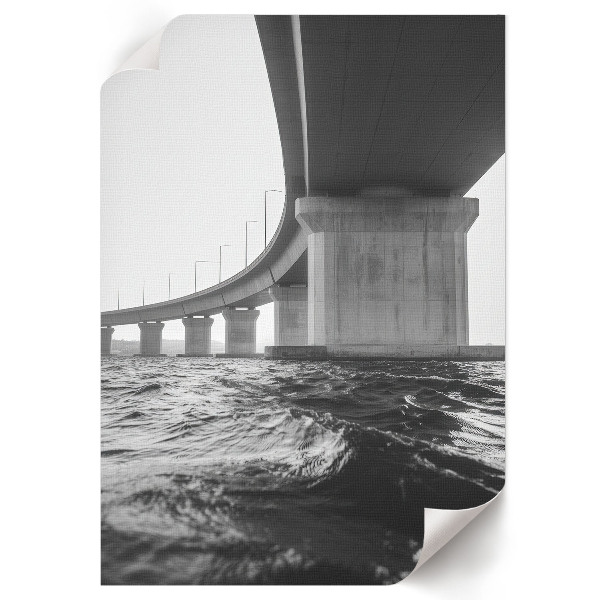 Wydruk na płótnie Most nad wodą