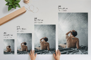 Plakat premium Subtelny mężczyzna