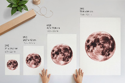 Grafika na ścianę Księżyc kosmos