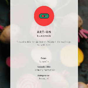 Plakat premium Kolorowe warzywa