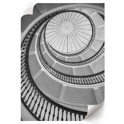 Grafika na ścianę Spiralne schody