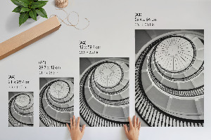 Grafika na ścianę Spiralne schody