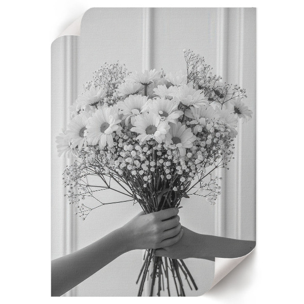 Plakat premium Białe kwiaty