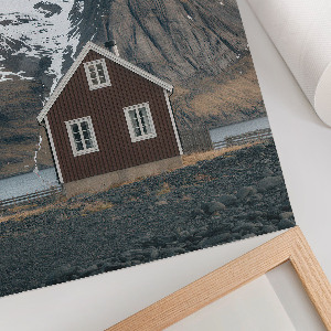 Wydruk na płótnie Górska chatka