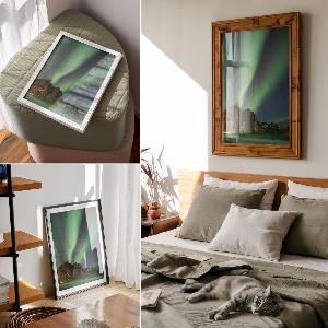 Plakat premium Zorza polarna