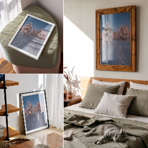 Wydruk na płótnie Zimowy krajobraz