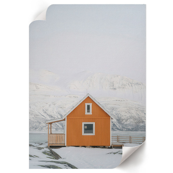 Dekoracyjny plakat ścienny Górski domek