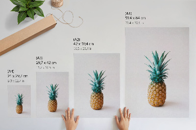 Dekoracyjny plakat ścienny Tropikalny ananas