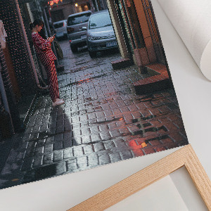 Dekoracyjny plakat ścienny Azjatycka uliczka