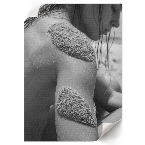 Grafika na ścianę Kobieta z piaskiem