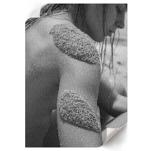Grafika na ścianę Kobieta z piaskiem