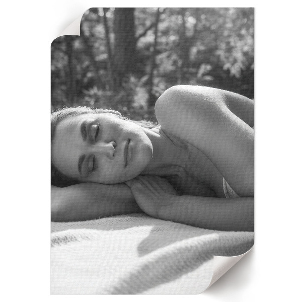 Wydruk na płótnie Relaksujący portret